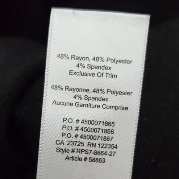 ARITZIA Wilfred Free "Chrissy" Black Heathered Jersey Knit Halter Dress- M - Picture 12 of 13